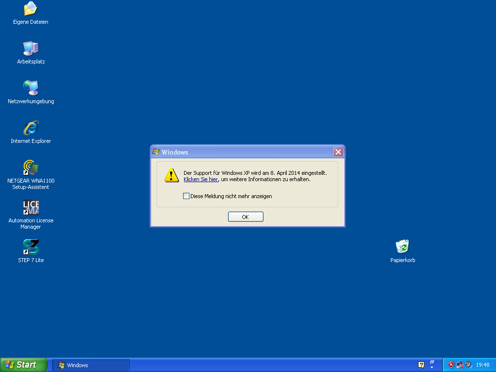 Windows32 abgelaufen